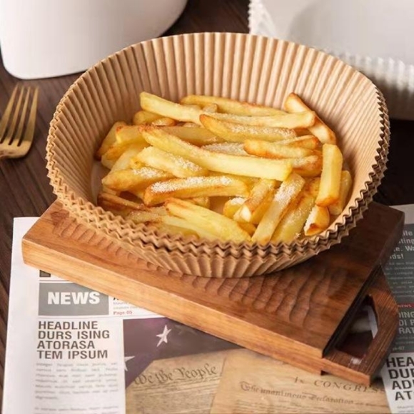 100 Air Fryer Disposable Non-Stick Oil Proof Waterproof Baking Paper Liners - Picture 7 of 10